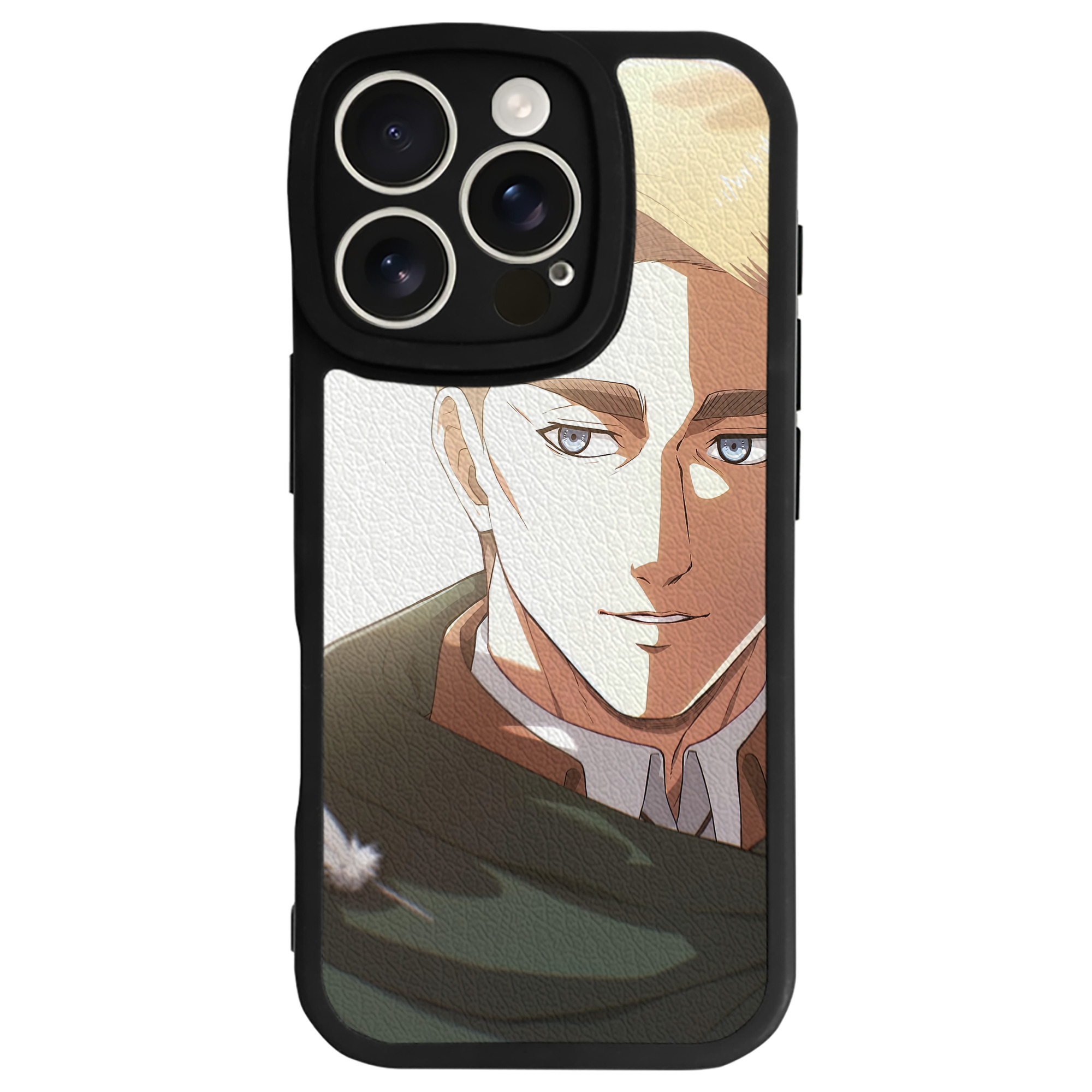 （画像用） 進撃の巨人 Attack on Titan 【iPhone 16シリーズ対応】シリコンスマホケース（レザー調） 材質：シリコン